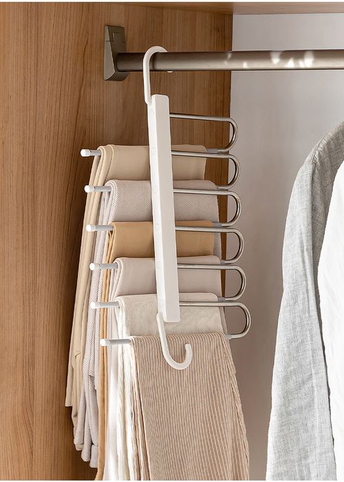 Folding clothes hanger