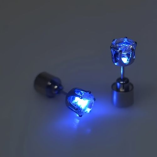 LED light-up stud earrings