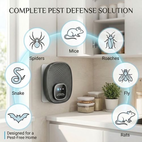 Ultrasonic Mosquito, Insect and Rodent Repeller