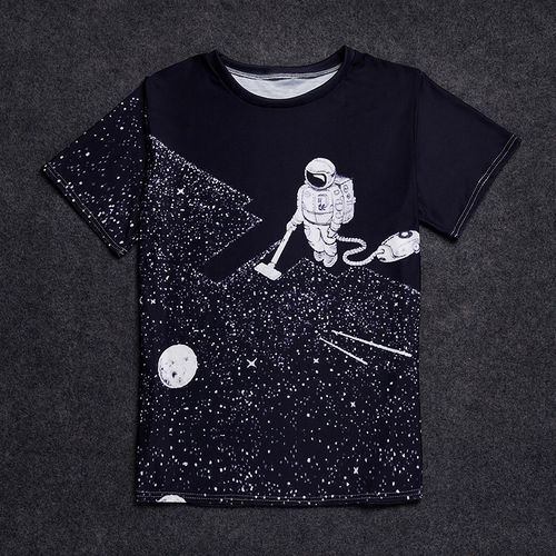 Men's Space Odyssey Astronaut Print T-Shirt