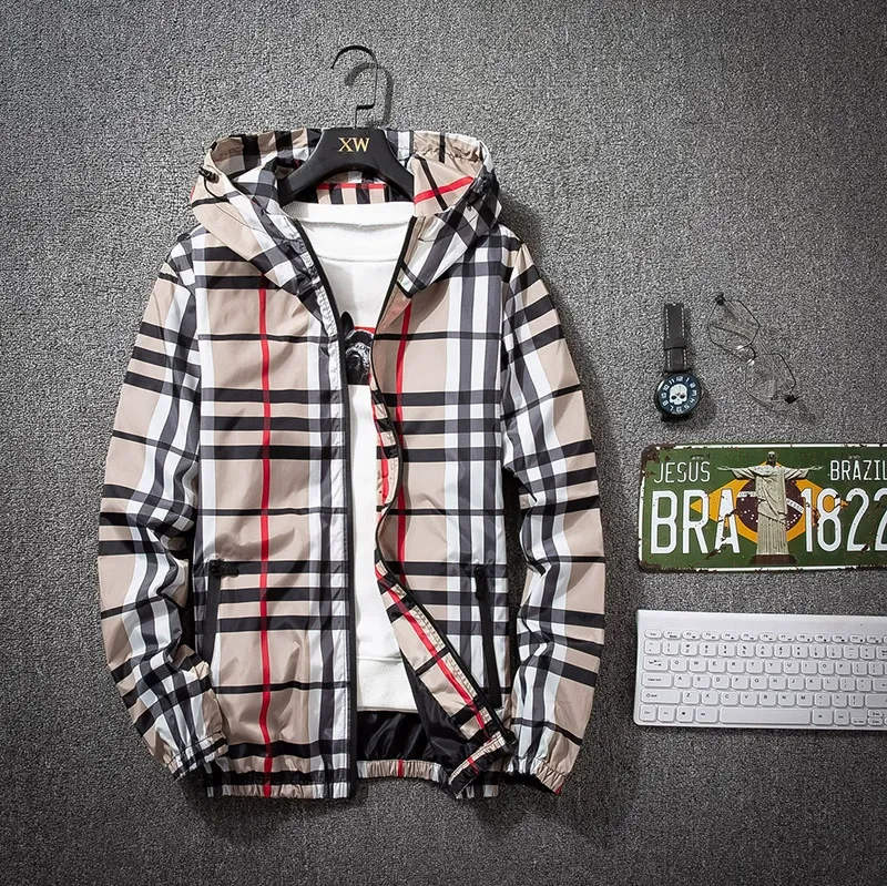 Hooded Luminous Zipper Jacket – Shine in Style