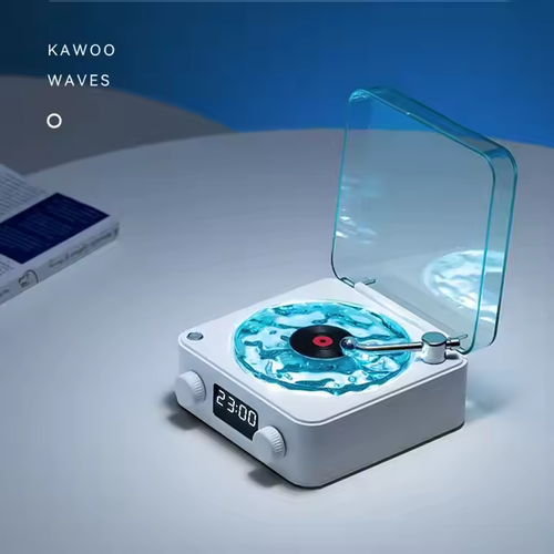 🌊🎶 KAWOO OceanSound Pro | Retro Bluetooth Speaker | Sleep Aid, RGB Lights, 360° Sound & White Noise 🌙✨