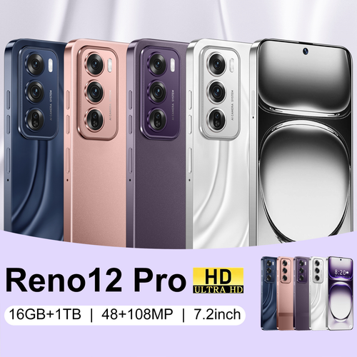 Reno12 Pro Smartphone │🚀 Snapdragon 8 Gen 2 │📸 108MP AI Camera │🔋 6800mAh │ 16GB+1TB