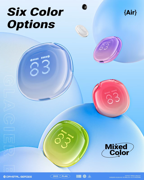 ✨ CrystalClear Pro TWS Earbuds – Transparent Display, IPX4 Waterproof & 36H Playtime | Bluetooth 5.3, Touch Control, 6 Colors 🎧