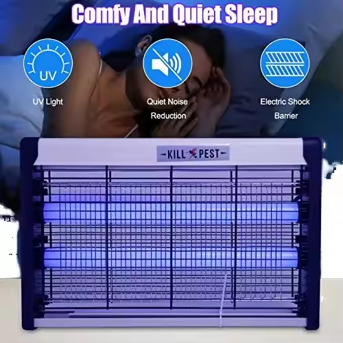 🔥 3D UV Electric Mosquito Killer Lamp - Safe & Silent 🦟⚡ (Home Commercial Use)