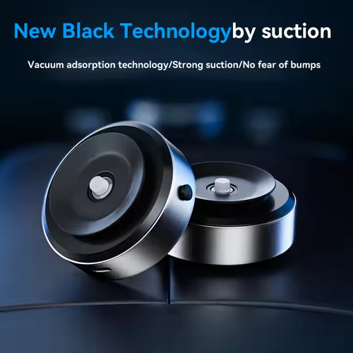 Magnetic-Vacuum Phone Mount Pro 🧲📱 Dual-Suction Car & Multi-Surface Holder, 1.5KG Grip, Hands-Free Stability
