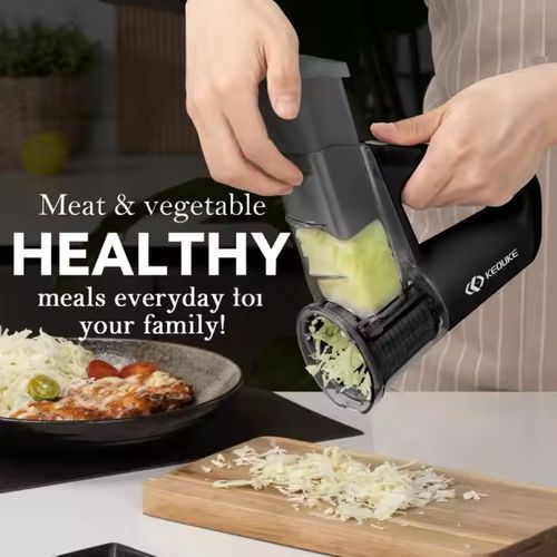KEOK Wireless Electric Food Chopper ✨ 5-in-1 Slicer, Shredder & Ice Shaver ⚡️