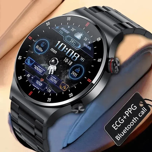 Qw33 Smart Watch  1.28 HD Screen  15-Day Battery  NFC + 24 7 Health Tracking