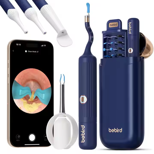 BEBIRD Smart Visual Ear Cleaner👂🔍: Patented Snake-Tech, 6-Year Innovation, All-in-One Kit for Kids & Adults | 3D HD Endoscope, Detachable Tweezers, 4 Cleaning Heads, Safety-Certified