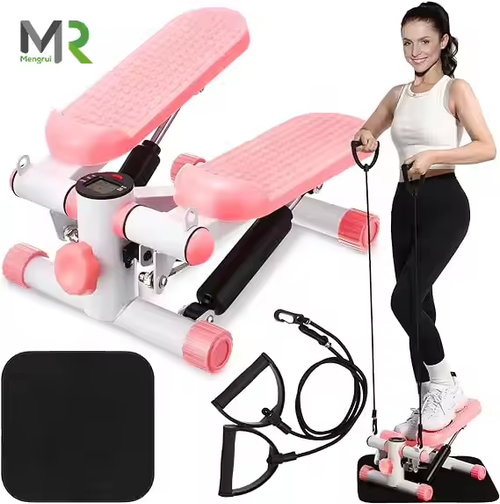 🔥SilentPro Mini Stepper - Ultra-Quiet Home Fitness Equipment for Full-Body Toning! 🏃♀️🔥