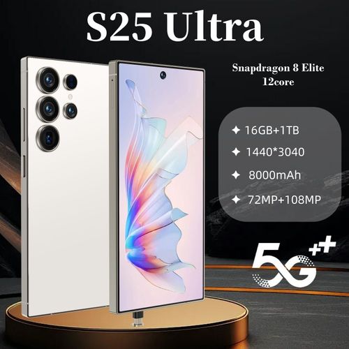 S25 Ultra Smartphone │🚀 Snapdragon 8 Elite │📸 108MP AI Camera │🔋 8000mAh │ 16GB+1TB