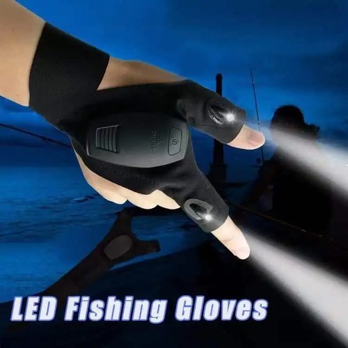 🔦 ​LED Finger Light Gloves​ – Waterproof & Adjustable | Super-Bright Hands-Free Lighting for Fishing, Repairs & More! 🎣✨