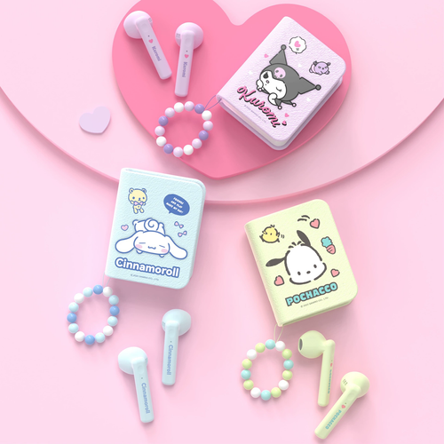 Sanrio Kuromi In-Ear Bluetooth Earphones 📖✨ - Official Licensed | Multi-Color | Hi-Fi Sound