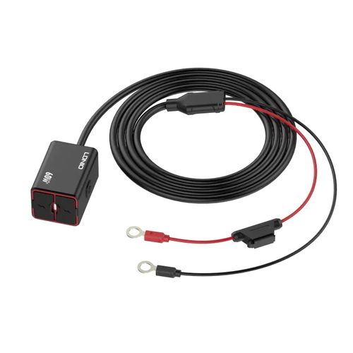 Bike Phone Charger with Power Switch for iPhone, Samsung & Android Devices