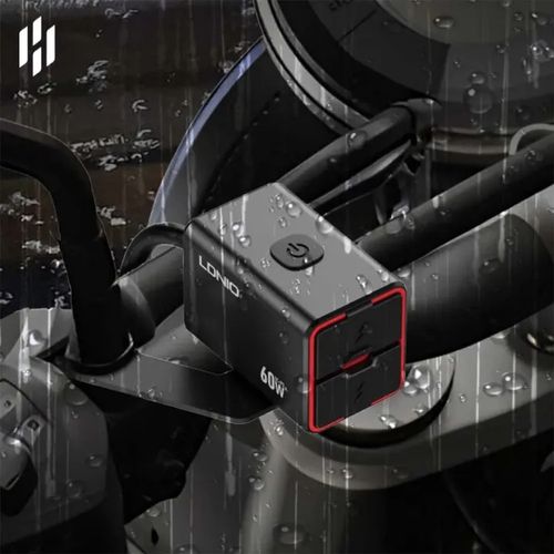 Bike Phone Charger with Power Switch for iPhone, Samsung & Android Devices