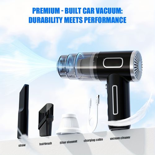 Car Vacuum Cleaner Suction Strong, Convenient Wireless Dust Collector, Car And Household Cleaning Supplies, Cool Automotive Supplies, Gap Vacuum, Suitable For Cars, RV, Kitchen, Floor, Home And Other Cleaning Equipment