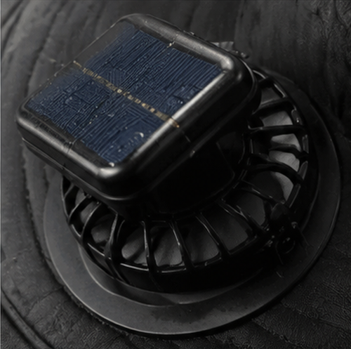 Solar Dual Fan Sun Hat