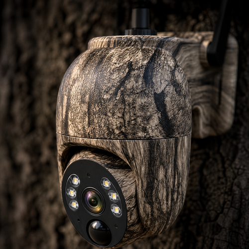 Solar Camouflage Smart 4G 3MP HD Tracking Camera
