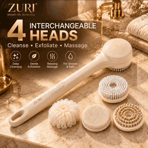 Electric Long-Handle Bath Brush