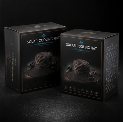 Solar Dual Fan Sun Hat