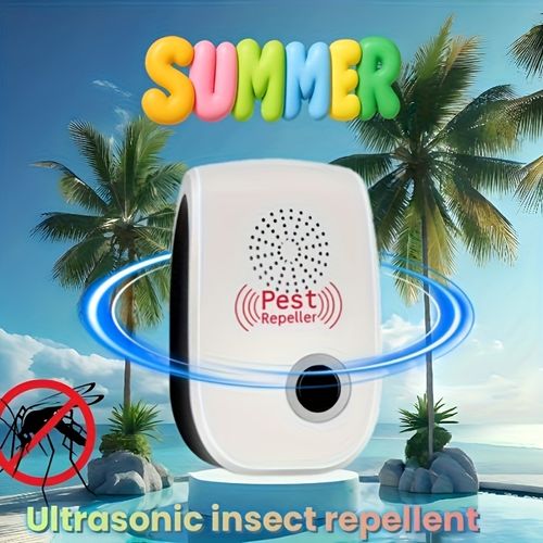 Upgraded Rodent Repellent, Soundwave Technology Repellent, Indoor Rodent Repellent, Automatic Frequency Conversion Repellent, Electronic Plug Repellent, Suitable for Home And Office, Kitchen And Warehouse