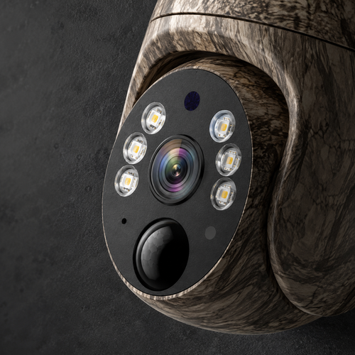 Solar Camouflage Smart 4G 3MP HD Tracking Camera
