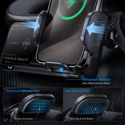 Fully Automatic Rotatable Smart Phone Stand