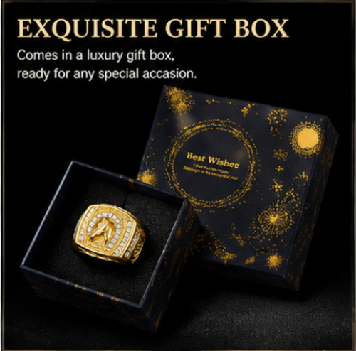 Gold Diamond Hip Hop Ring