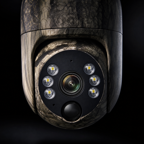 Solar Camouflage Smart 4G 3MP HD Tracking Camera