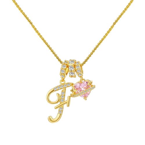 Dopamine 26 English alphabet necklace, sweet and girly jewelry with a touch of luxury and sophistication