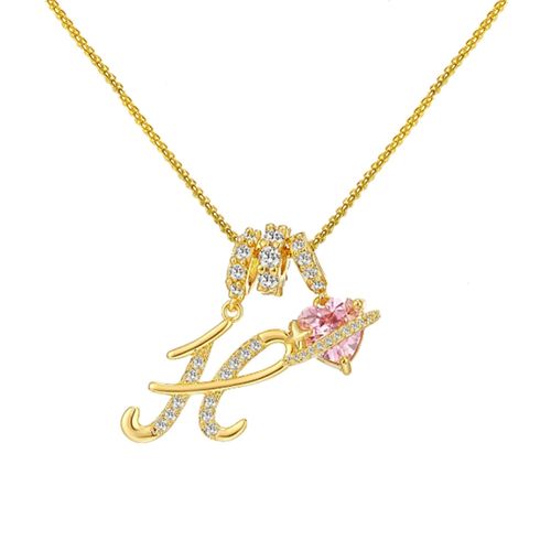 Dopamine 26 English alphabet necklace, sweet and girly jewelry with a touch of luxury and sophistication