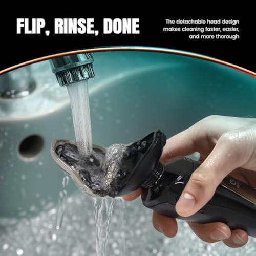 Electric Razor for Men - Rechargeable Electric Shaver for Men, Rechargeable Waterproof Wet Dry Cordless Razor