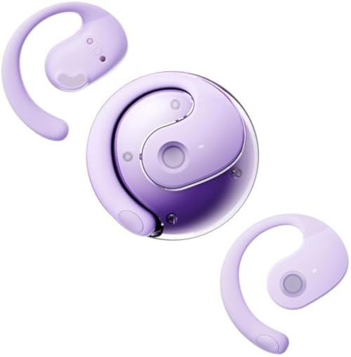 Out of Ear Open Ear Headphones Outside The Ear Wireless Ear Hanging Bluetooth Headset Ows Over The Ear Open Ear Buds Earbuds Outside The Ear Headphones Bone Air Conduction Earbuds Purple