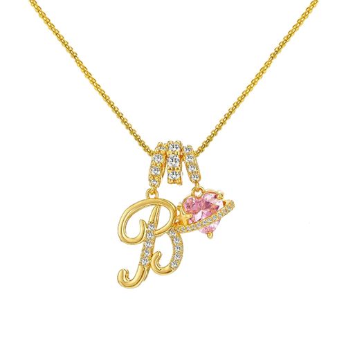 Dopamine 26 English alphabet necklace, sweet and girly jewelry with a touch of luxury and sophistication