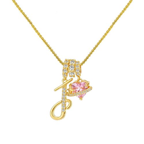 Dopamine 26 English alphabet necklace, sweet and girly jewelry with a touch of luxury and sophistication