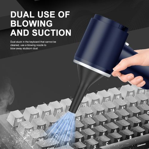 Portable 2 in 1 Wireless Vacuum Cleaner  High Suction  Multi Functional for Home  Car Use