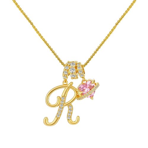 Dopamine 26 English alphabet necklace, sweet and girly jewelry with a touch of luxury and sophistication