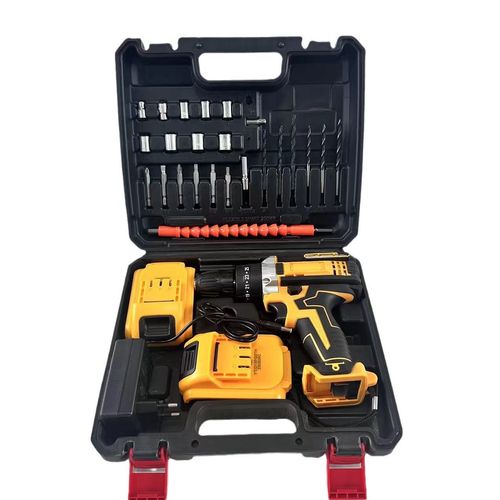 Multi functional lithium ion drill set  rechargeable electric drill household impact drill electric screwdriver