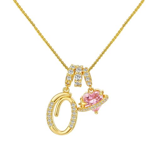 Dopamine 26 English alphabet necklace, sweet and girly jewelry with a touch of luxury and sophistication