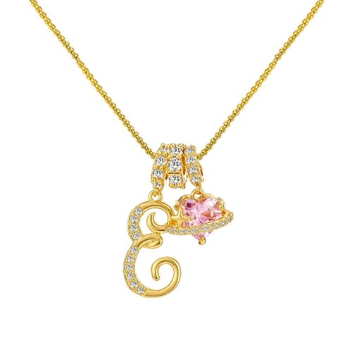 Dopamine 26 English alphabet necklace, sweet and girly jewelry with a touch of luxury and sophistication