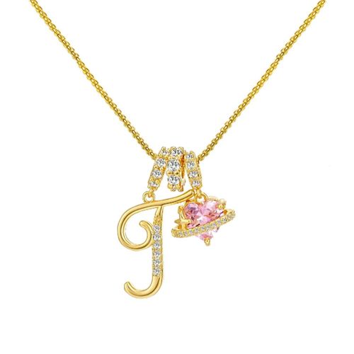 Dopamine 26 English alphabet necklace, sweet and girly jewelry with a touch of luxury and sophistication