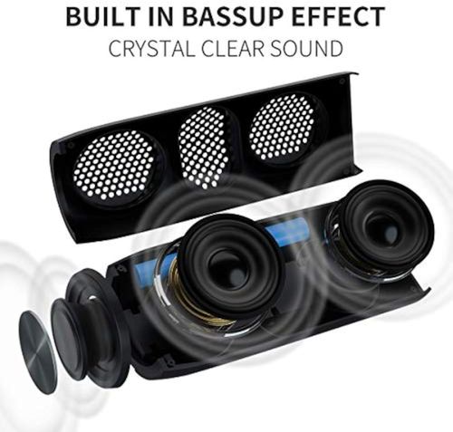New Portable Bluetooth Speaker Dual Device Pairing Bluetooth 5.3 Loud Stereo Powerful Bass 30H Ultra Long Battery Life  Ideal for Home  Outdoor Parties Beaches