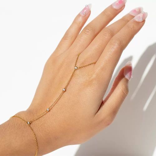 Cross Pendant Pearl Ring and Bracelet Set: Light Luxury & High-End Style, Inlaid with Diamonds in 18K Gold, for Stacking Wear