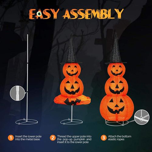 Halloween Pumpkin Folding Lantern