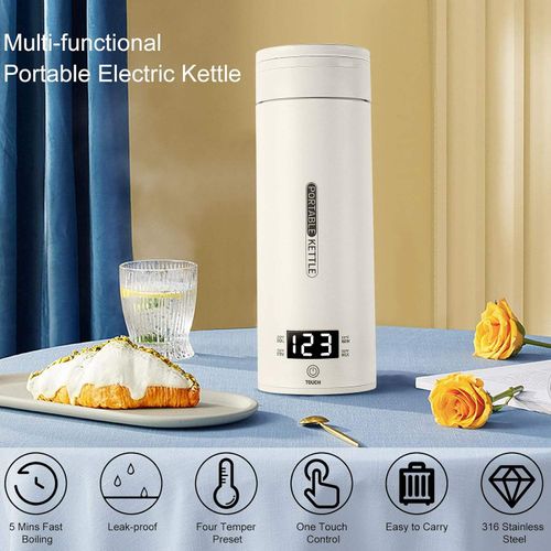 Portable electric heating water kettle
