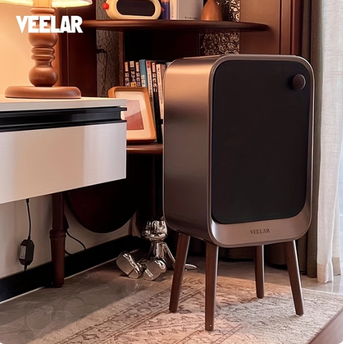 VEELAR's innovative design features a sensor-activated smart trash can made of high-quality 430 stainless steel.
