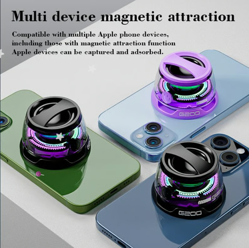 Magnetic Bluetooth Speaker with Phone Stand