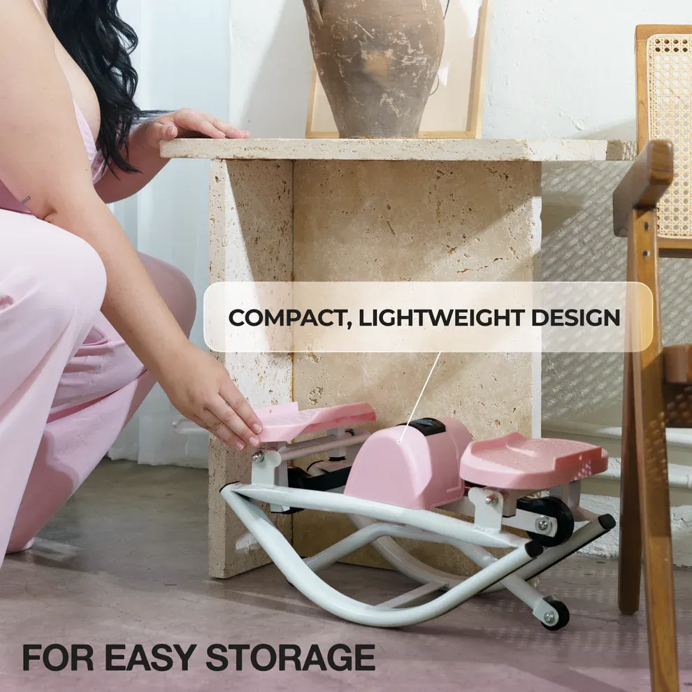 Multifunctional Hydraulic-Air Left-Right Swing Home Fitness Machine