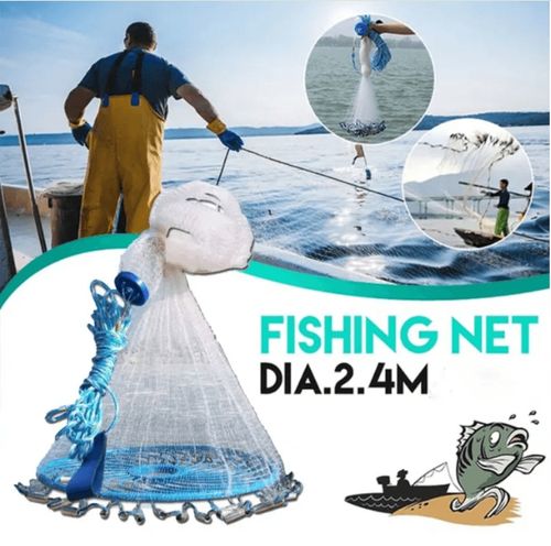 Frisbee Fishing Net