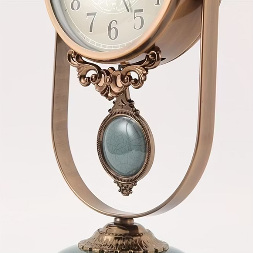 High-end American vintage-style floor clock with a sophisticated ambiance